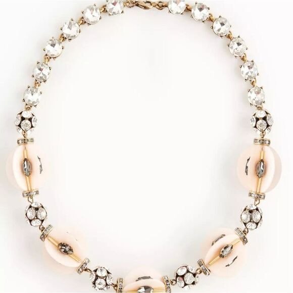 ANN TAYLOR OVERSIZE SEQUIN NECKLACE NWOT NOS - Picture 3 of 5